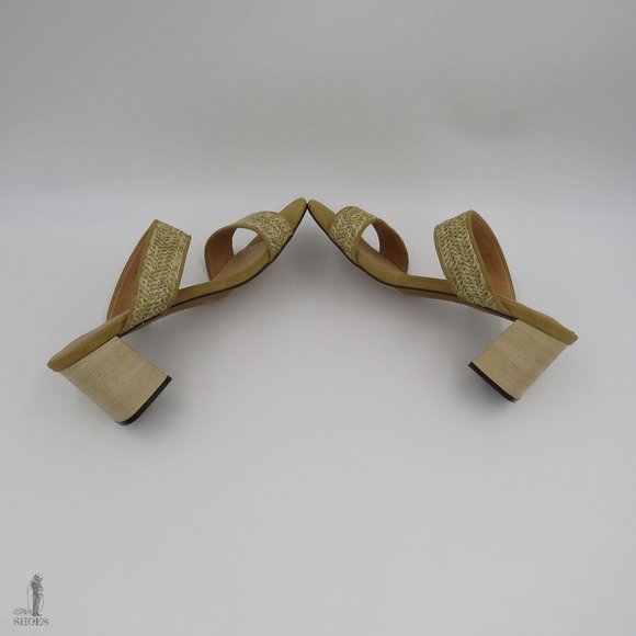 Mi.iM  Basket Weave Strap Block Heel Womens 10 - Picture 4 of 8